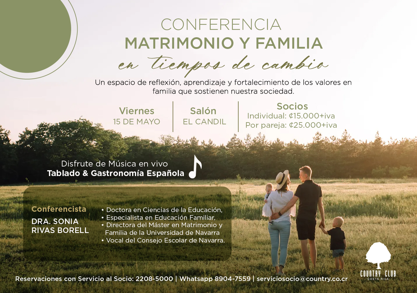 Charla Matrimonio y familia